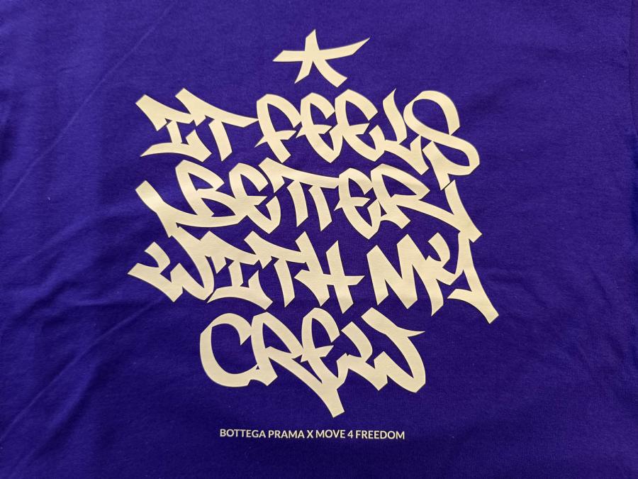 Prama X Move For Freedom | It Feels Better With My Crew | T-Shirt Premio