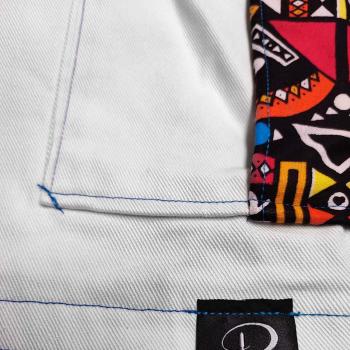 Cargo Shorts Wax Denim Bianco | Streetwear & Dancewear