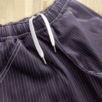 Baggy jeans gessati cuciture bianche | Streetwear & Dancewear