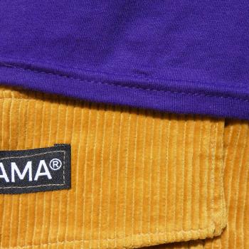 Cargo Shorts in velluto giallo- Streetwear & Dancewear