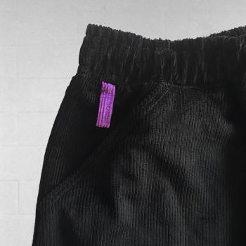 Black Velvet Trousers Loops - Streetwear & Dancewear