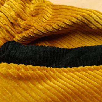 Cargo Shorts in velluto giallo- Streetwear & Dancewear