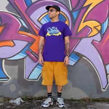 Cargo Shorts in velluto giallo- Streetwear & Dancewear