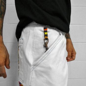 Cargo Shorts Wax Denim Bianco | Streetwear & Dancewear