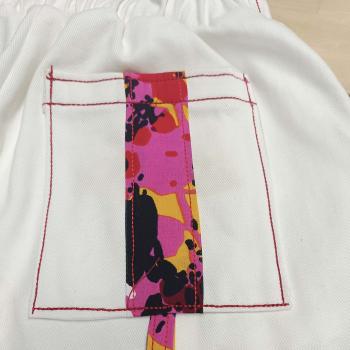 Cargo Shorts Wax Jeans Bianco | Streetwear & Dancewear