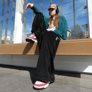 Pantaloni Velluto Nero - Streetwear & Dancewear