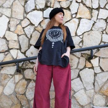 Red velvet trousers - Streetwear & Dancewear