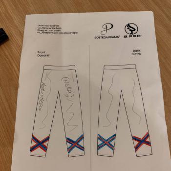 Pantaloni X due colori