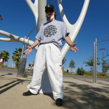 B-Boy Cargo Spin Pants Total White