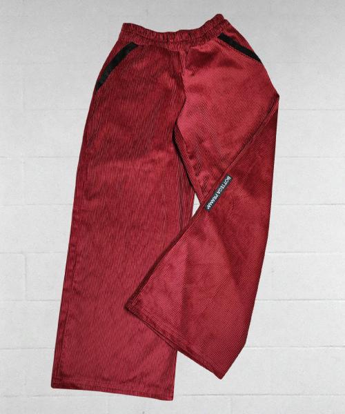 Pantaloni Velluto Rosso - Streetwear & Dancewear