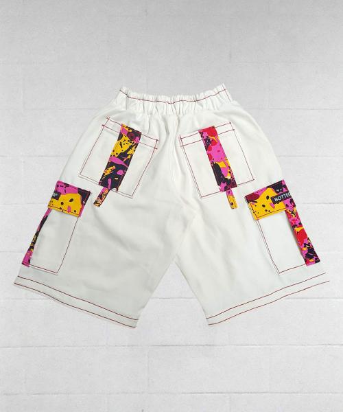 Cargo Shorts Wax Jeans Bianco | Streetwear & Dancewear