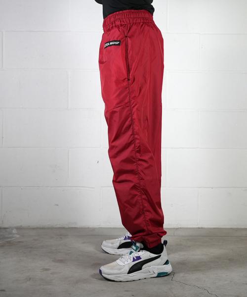 White Stripe Red Spin Pants