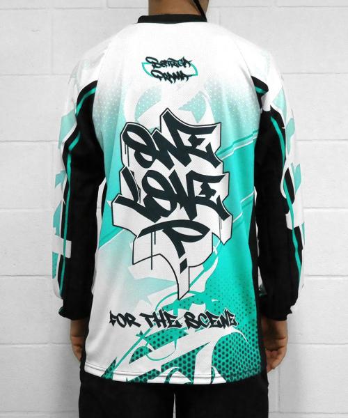 The Message Shirt Turchese | Dancewear & Streetwear
