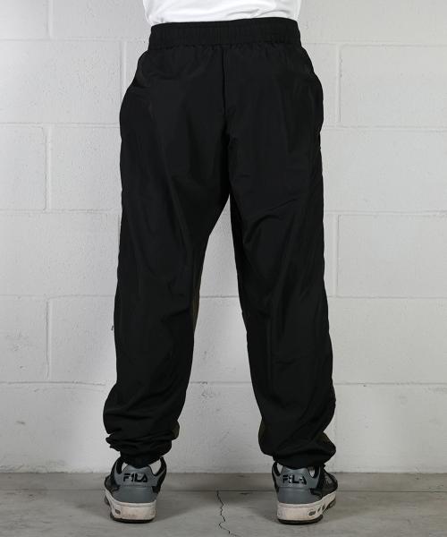 Double Color Spin Pants Verde-Nero 