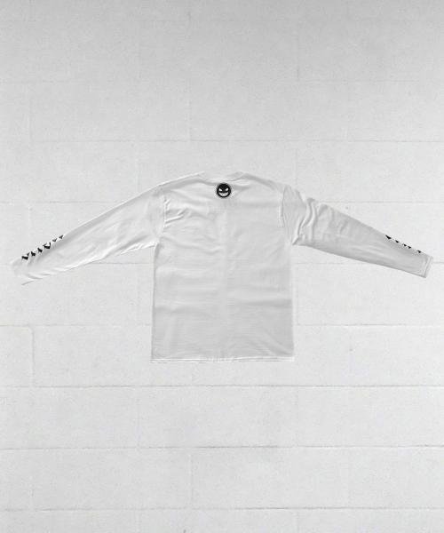 T-Shirt Bianca a maniche lunghe Don't Bite | Breaking Clothing