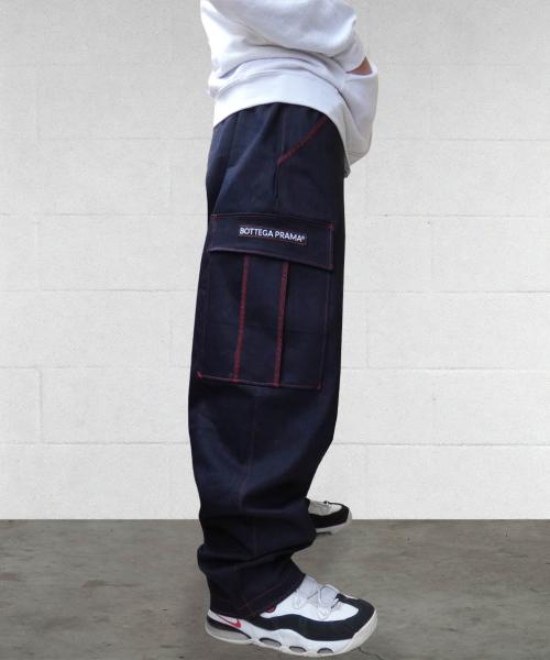 Pantaloni Cargo Greek Baggy Bboy & Bgirl con ricamo - Streetwear