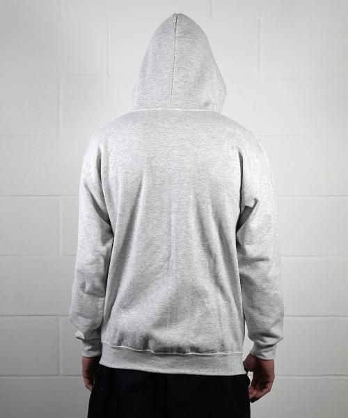 Grey Hoodie with BPSL embroidery and Zip