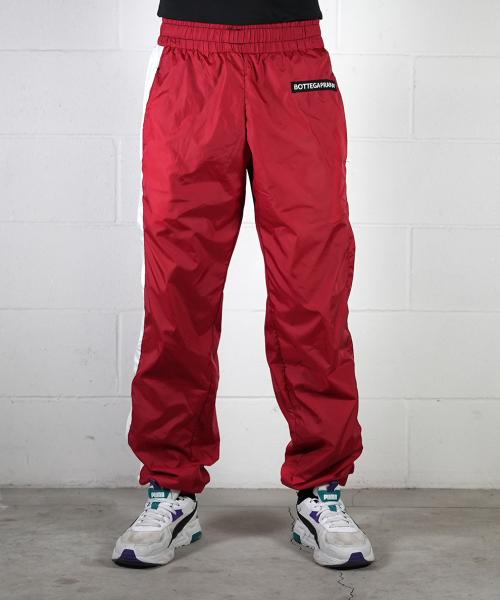 White Stripe Red Spin Pants