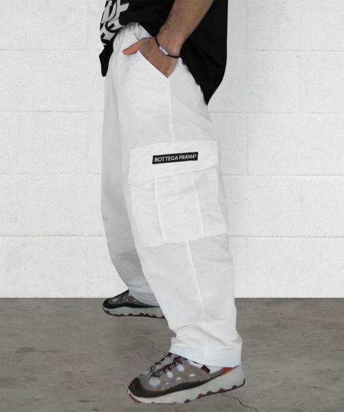 B-Boy Cargo Spin Pants Total White