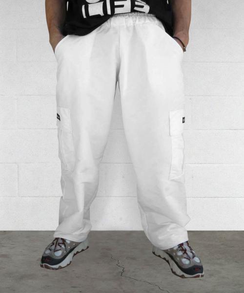 B-Boy Cargo Spin Pants Total White