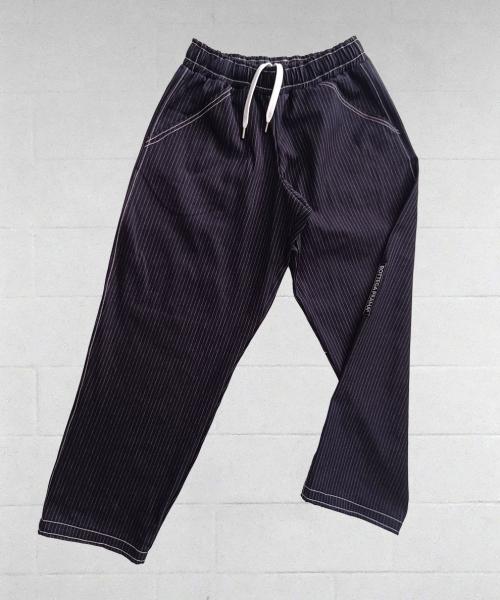 Baggy jeans gessati cuciture bianche | Streetwear & Dancewear