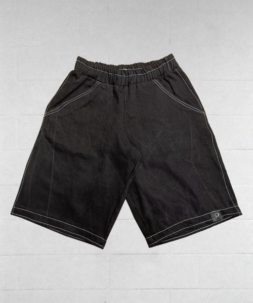 Black denim shorts with tag - Streetwear & Dancewear
