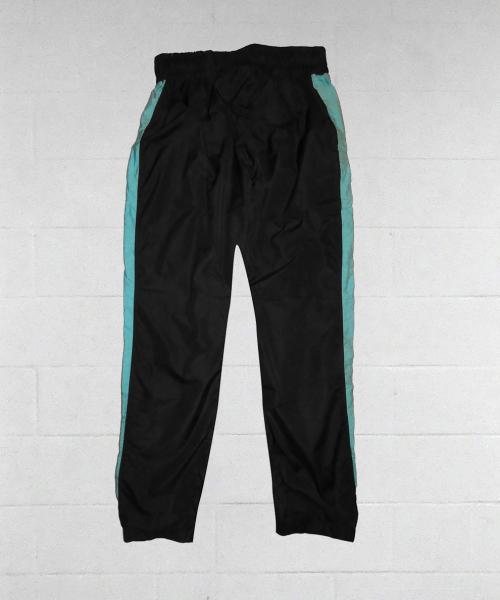 Light Blue Stripe Black Spin Pants